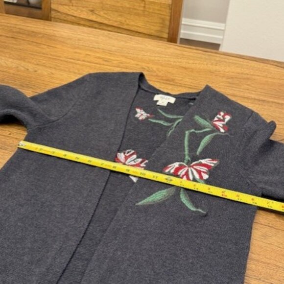 Style & Co. (Macy's) Embroidered Duster Cardigan - Picture 13 of 15